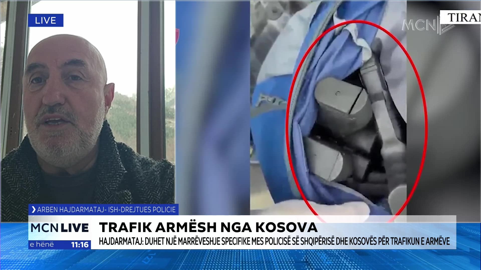 Trafik armësh nga Kosova/ Hajdarmataj: Kufiri tokësor, rruga më e lehtë. Nevojitet marrëveshje specifike mes dy policive për ndalimin e fenomenit (VIDEO)