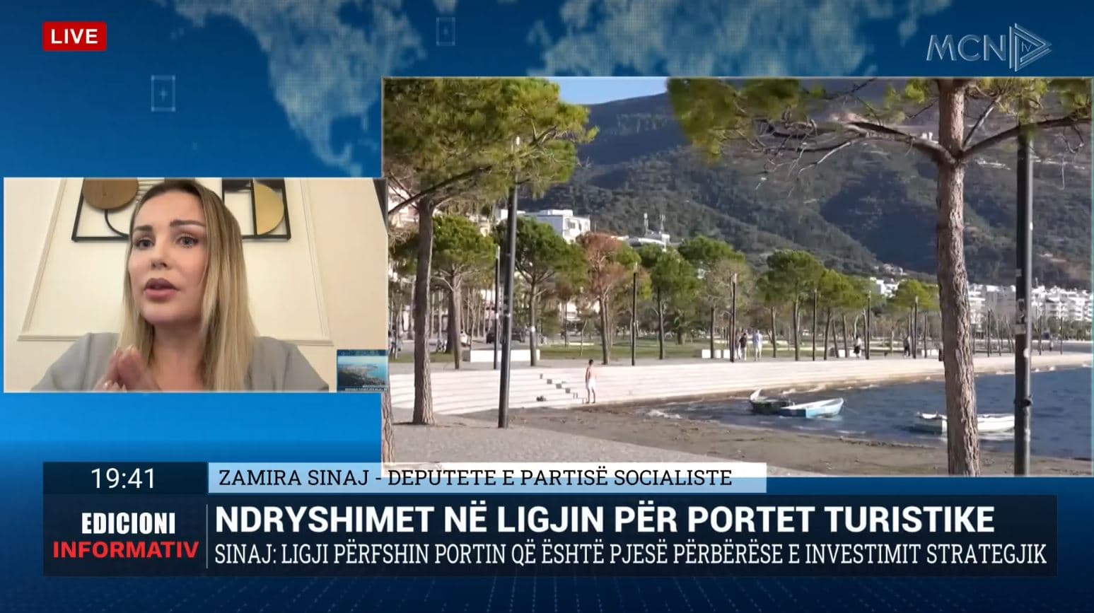 Ndryshimet në ligjin për portet turistike/ Sinaj: Hiqet procedura konkurruese, pronësia i mbetet shtetit (VIDEO)