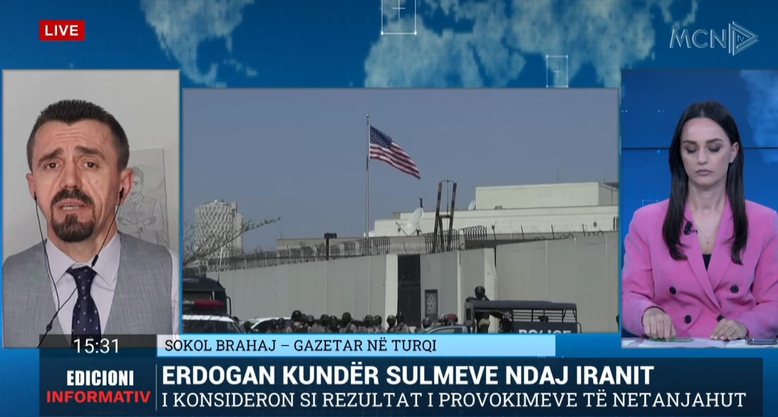 Sulmi ndaj Iranit/ Brahaj: Turqia po mundohet të shmangë përshkallëzimin e situatës (VIDEO) 