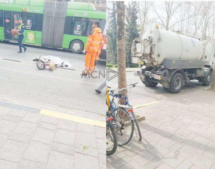 Autoboti i UKT-së përplas për vdekje një qytetare në Tiranë