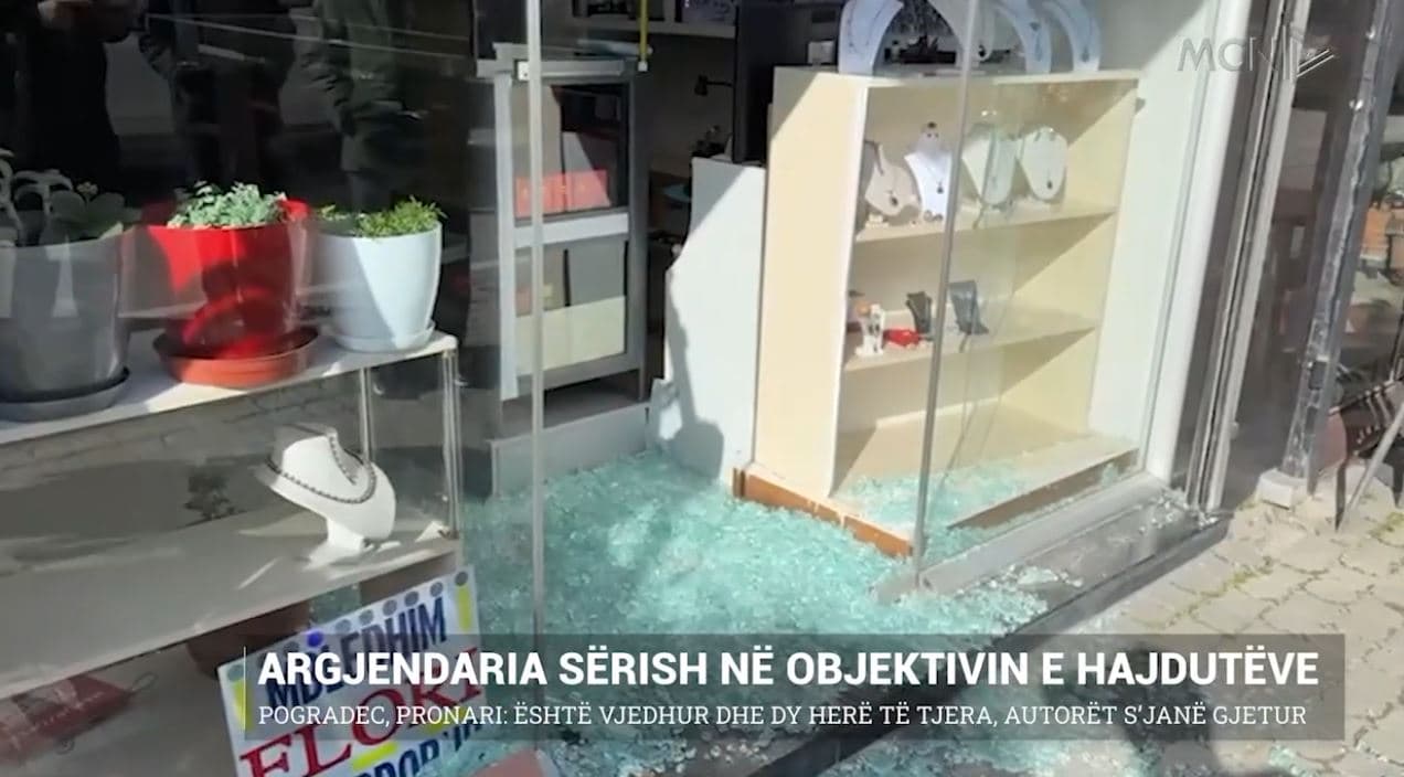Argjendaria sërish në objektivin e hajdutëve/ Pronari: Është vjedhur dhe dy herë të tjera, autorët s’janë gjetur (VIDEO)