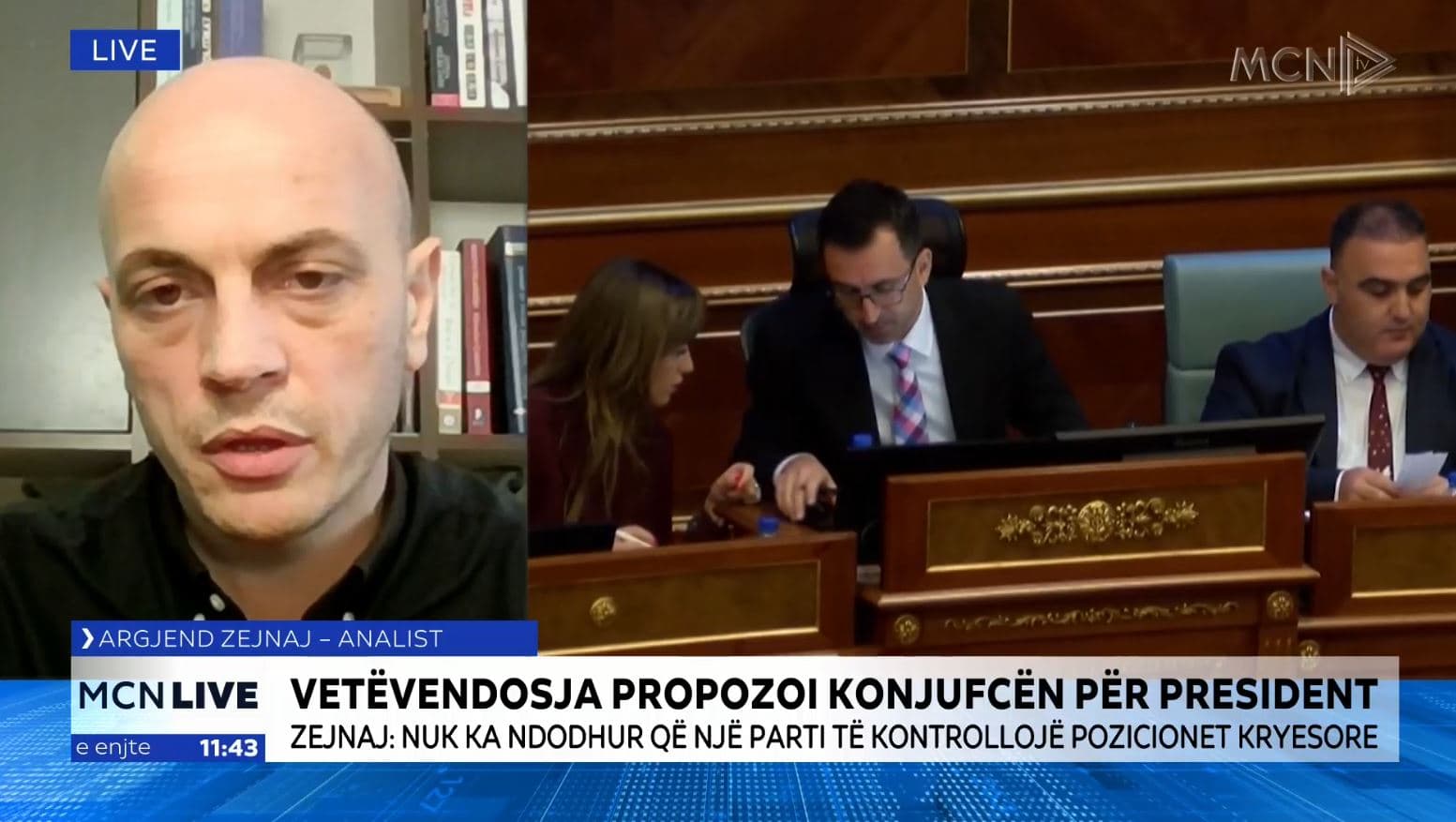 Zgjedhja e Presidentit të Kosovës, Zejnaj: Kurti duhet të lëshojë pe ndaj opozitës (VIDEO)