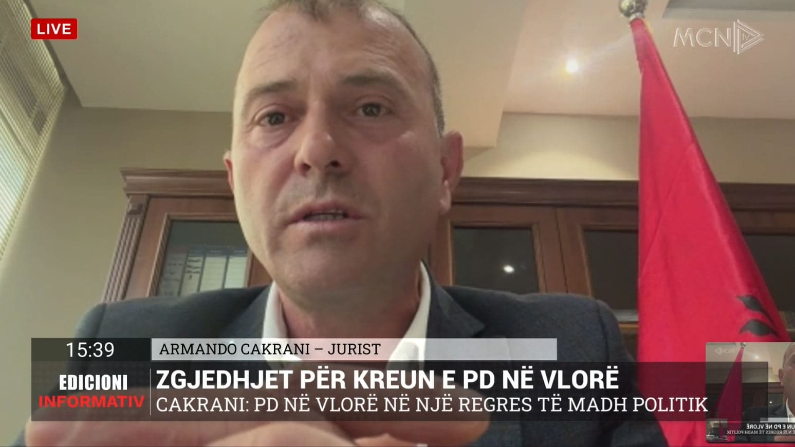 U përjashtua nga gara për kreun lokal/ Cakrani: PD Vlorë, në regres të madh