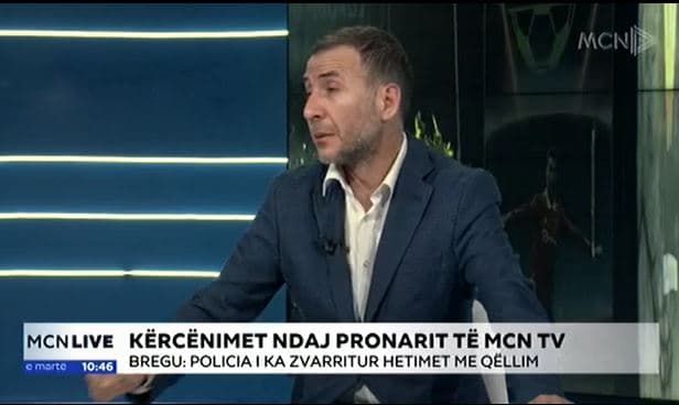Kërcënimet ndaj Endri Meksit/ Bregu: Kërkimet e policisë të turpshme, apatia e tyre pengon zbardhjen e kërcënimeve ndaj MCN (VIDEO)