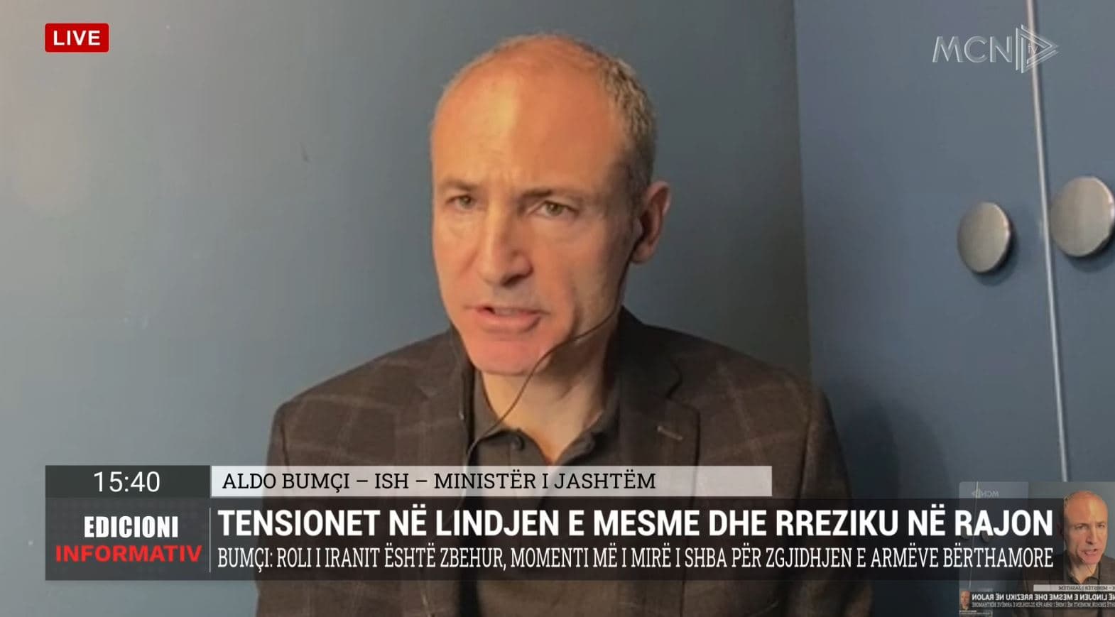 Tensionet në Lindjen e Mesme/ Bumçi: Vendet europiane të kujdesshme në qëndrimet e tyre
