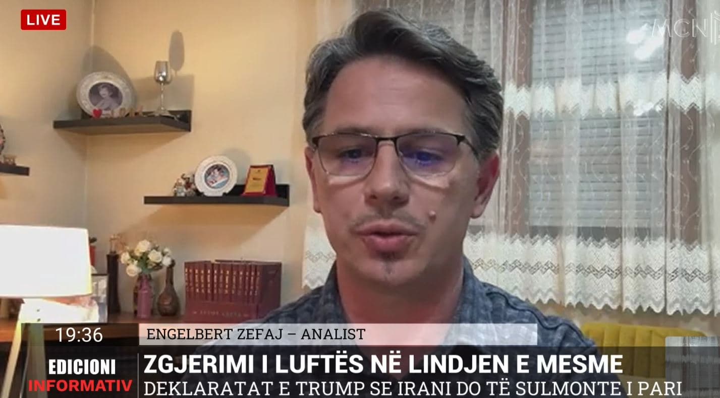 Ndërhyrja në Iran/ Zefaj: Në aspektin e sigurisë globale do të sjellë rezultate pozitive (VIDEO) 