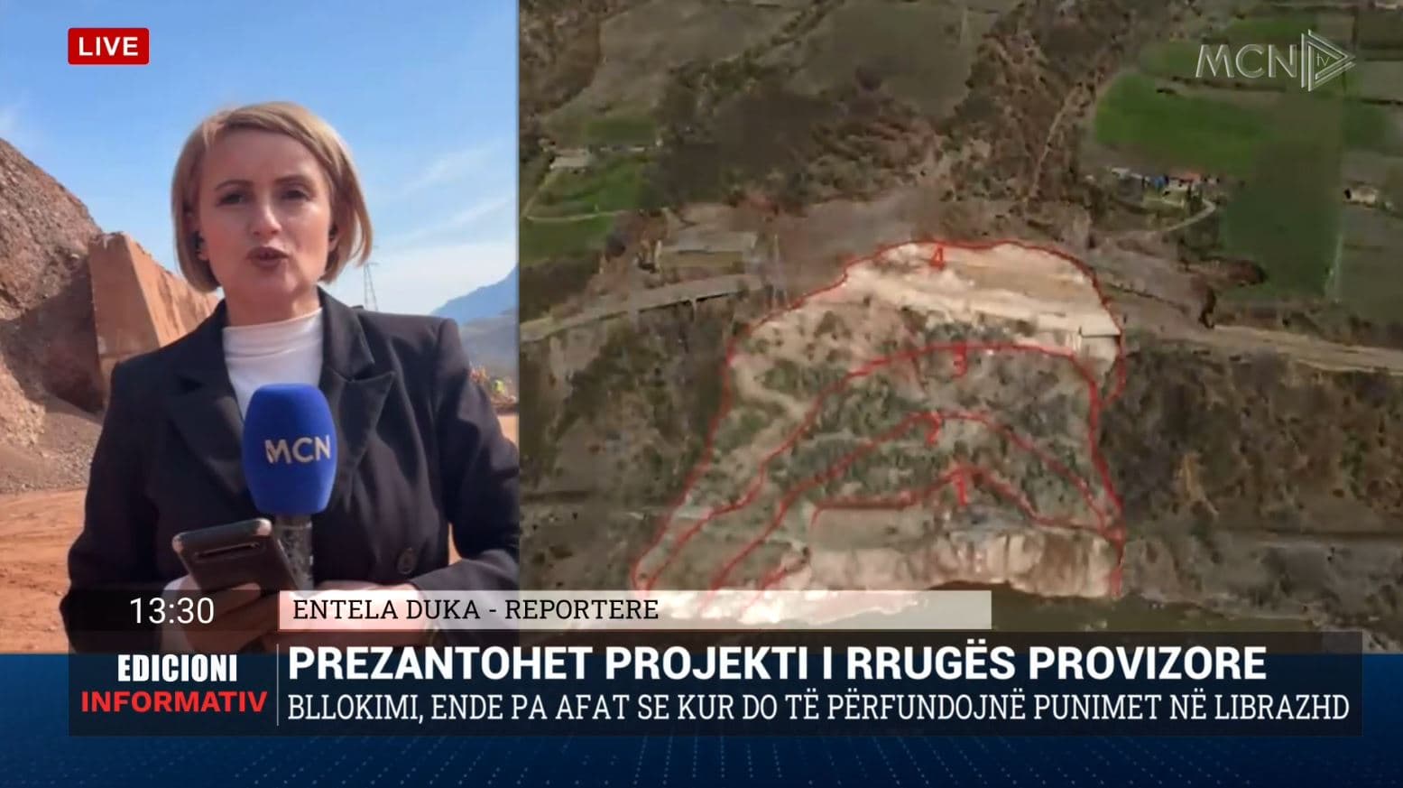 Bllokimi i aksit Librazhd-Përrenjas, prezantohet projekti i rrugës provizore (VIDEO)