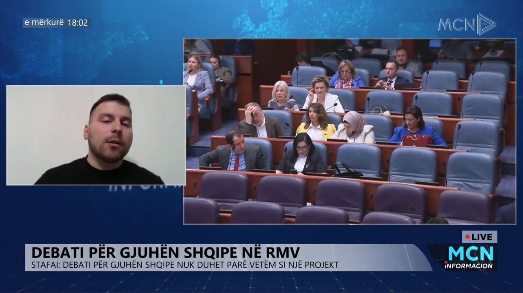 Shqipja në RMV, Stafai: Çdo përpjekje për të ndryshuar ligjin cenon marrëveshjen e Ohrit (VIDEO)