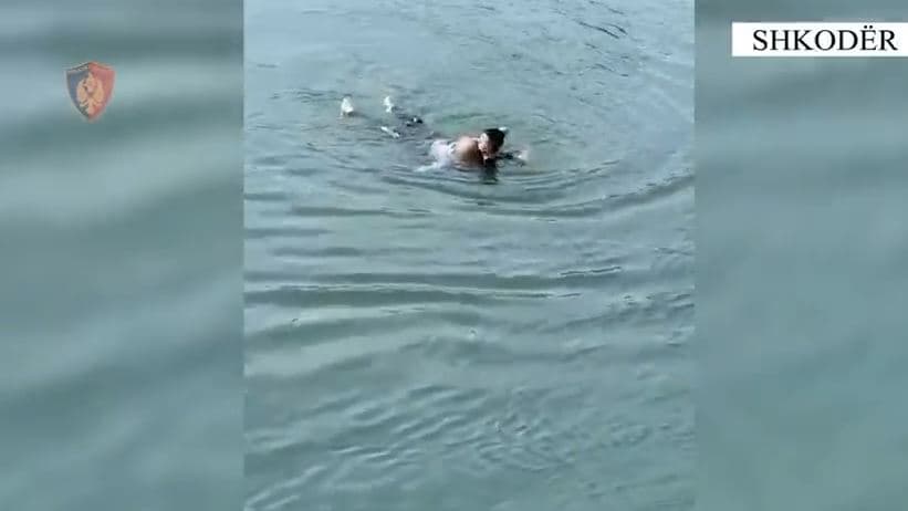 Shkodër/ Policia shpëton 59 vjeçaren e cila tentoi të vetëmbytej  në lumin Buna