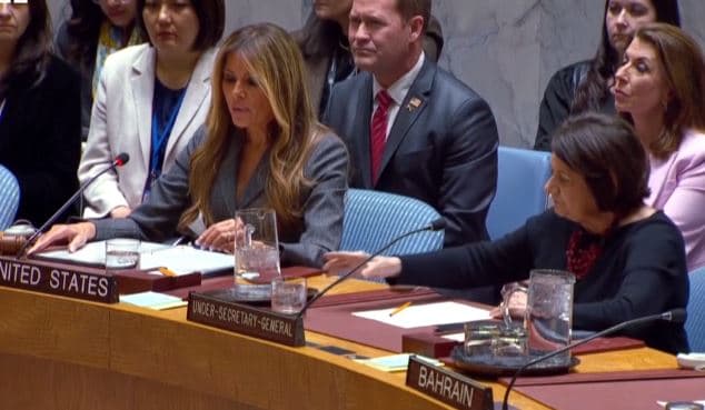 Përplasjet me Iranin, Melania Trump mban fjalim në OKB për fëmijët në konflikt