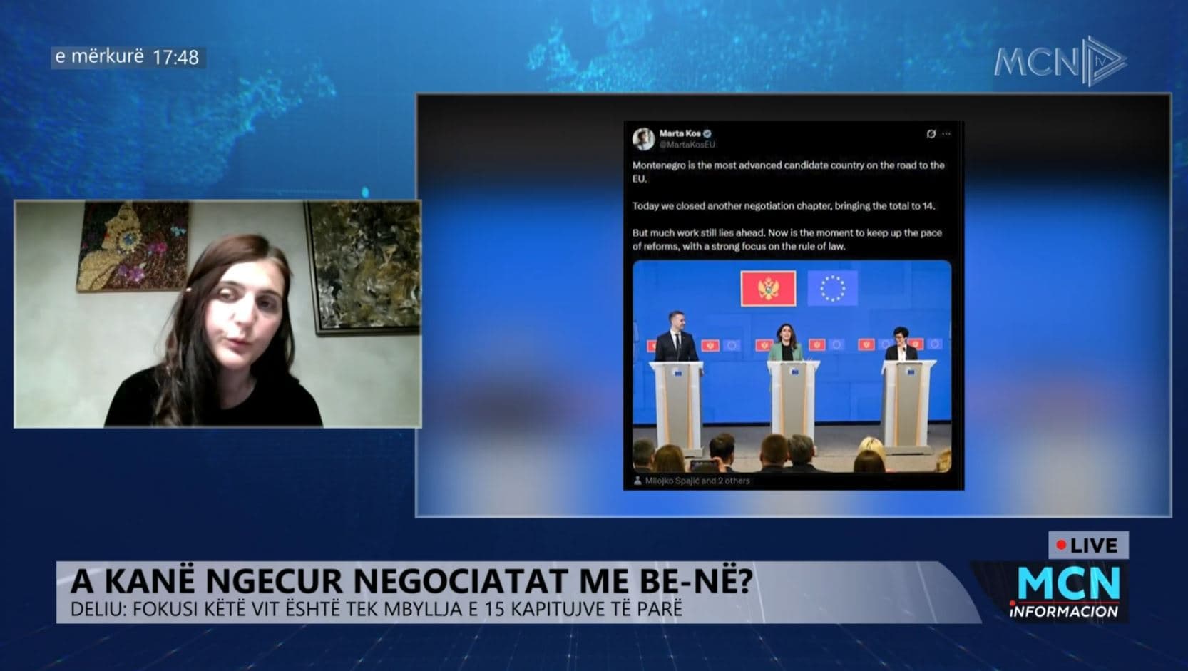 Integrimi, Deliu: Nuk bëhet pa drejtësi eficiente dhe institucione të konsoliduara (VIDEO)