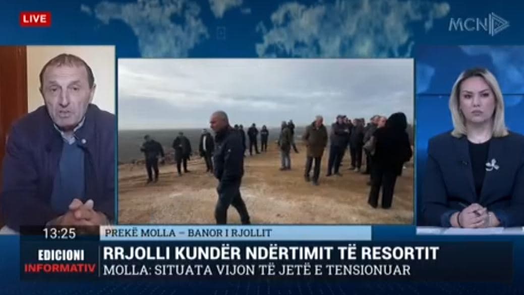Protesta në Rrjoll, Molla: Mosndërhyrja e qeverisë po na detyron të shkojmë drejt gjakderdhjes (VIDEO)