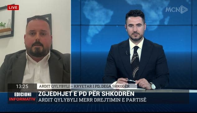 Ardit Qylybyli merr drejtimin e PD Shkodër: Sfida më e madhe, organizimi i strukturave (VIDEO)