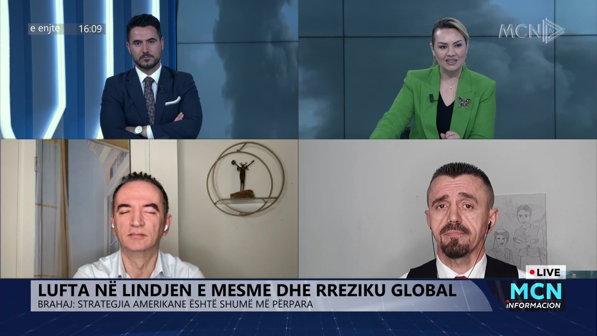 Lufta në Lindjen e Mesme/ Brahaj: Strategjia amerikane ka nisur prej 20 vitesh. Vojka: Nuk besohet se ka një strategji afatgjatë