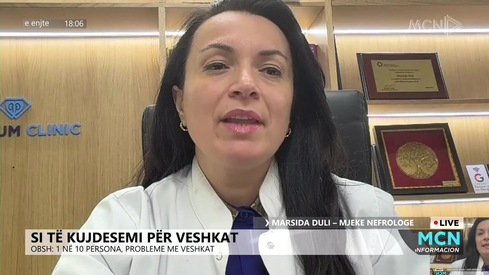 Problemet në veshka/ Nefrologia Duli: Po preken gjithnjë e më shumë moshat e reja, 13% e popullatës me këtë sëmundje