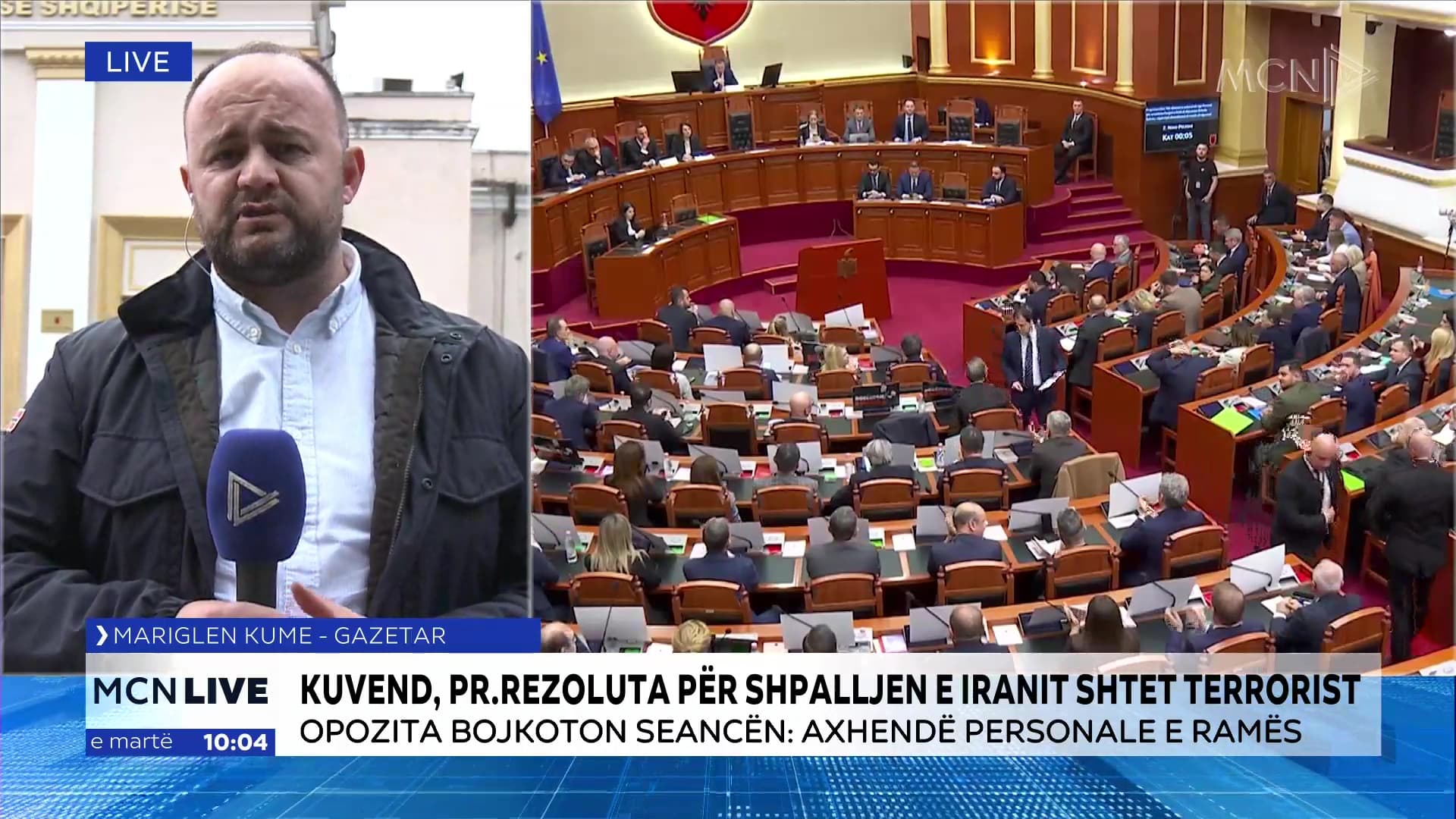 Projekt-rezolutë në Kuvend për shpalljen e Iranit shtet terrorist/ Kume: Pas miratimit do t’u dërgohet edhe vendeve të BE-së