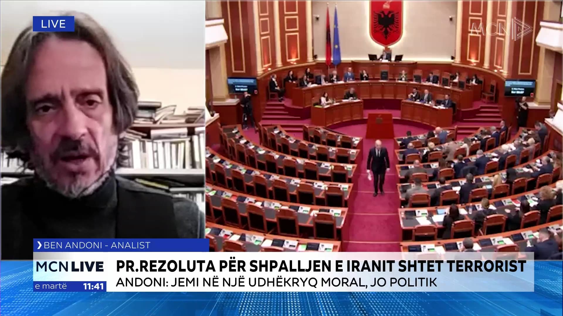 Andoni: Rezoluta kundër Iranit e miratuar vetëm nga Shqipëria, e tepruar. Ngjarjet në Gaza nuk kanë gjetur vend në kuvend (VIDEO)