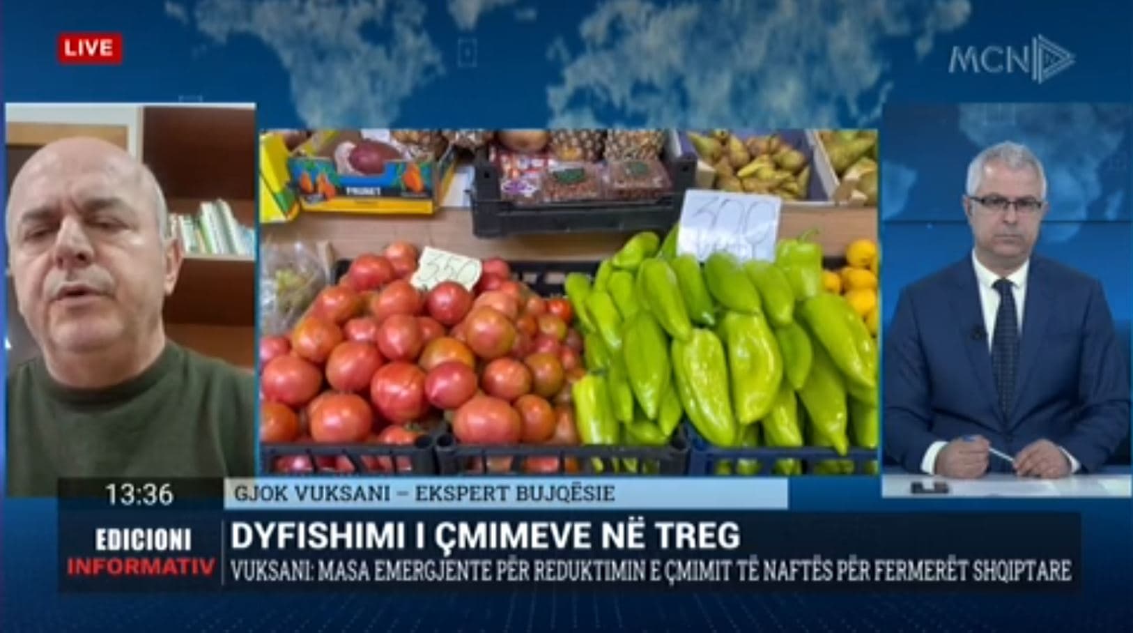 Rritja e çmimeve në bujqësi/ Vuksani: Duhen masa emergjente për uljen e çmimit të naftës për fermerët (VIDEO)