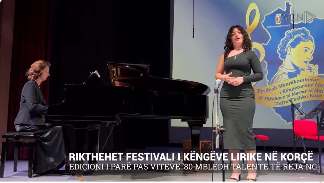 Rikthehet festivali i këngëve lirike në Korçë, edicioni i parë pas viteve ’80