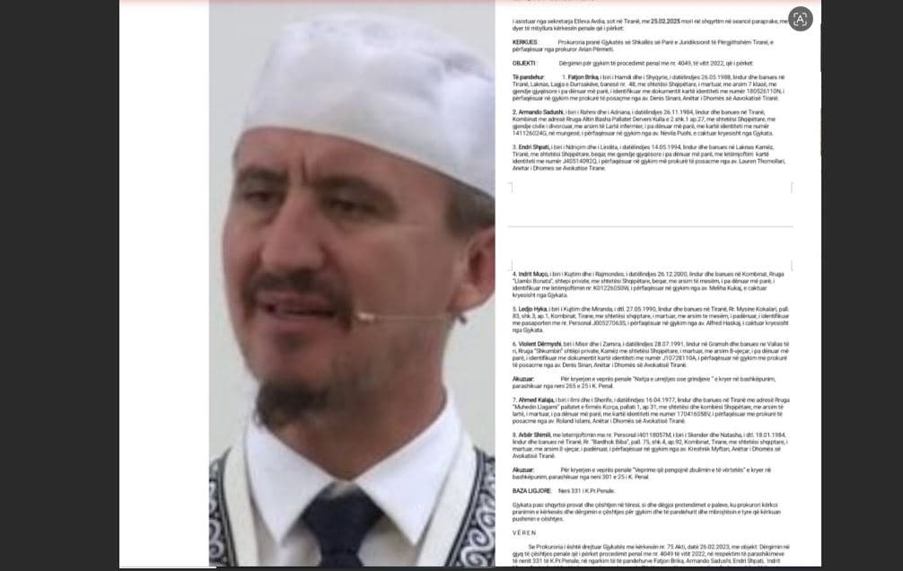     Aktiviteti kriminal i hoxhës Ahmed Kalaja nga nxitja e urrejtjes tek sulmet ndaj faqeve onlinë përmes Arbër Shimilit
