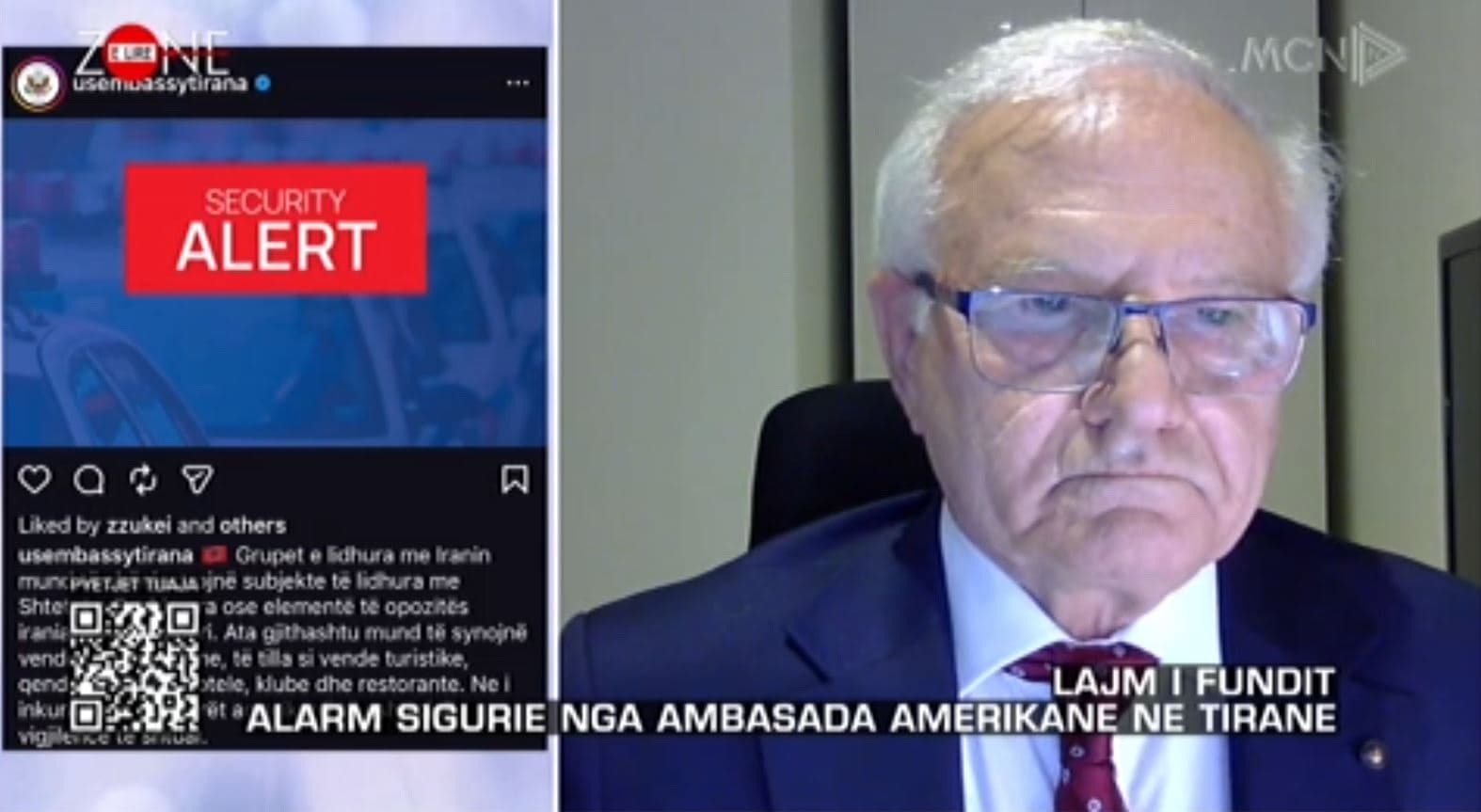 Ambasada e SHBA alarm për sulme nga Irani në Shqipëri/ Bimo: Për t’u shqetësuar