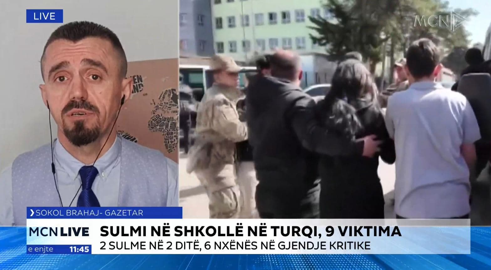 Sulmet me 9 viktima në shkolla në Turqi/ Brahaj: 3 nxënës në koma, në gjendje kritike (VIDEO)