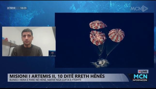 Buneci: Artemis II test për misionet e tjera, udhëtimi drejt Hënës po bëhet i realizueshëm (VIDEO)