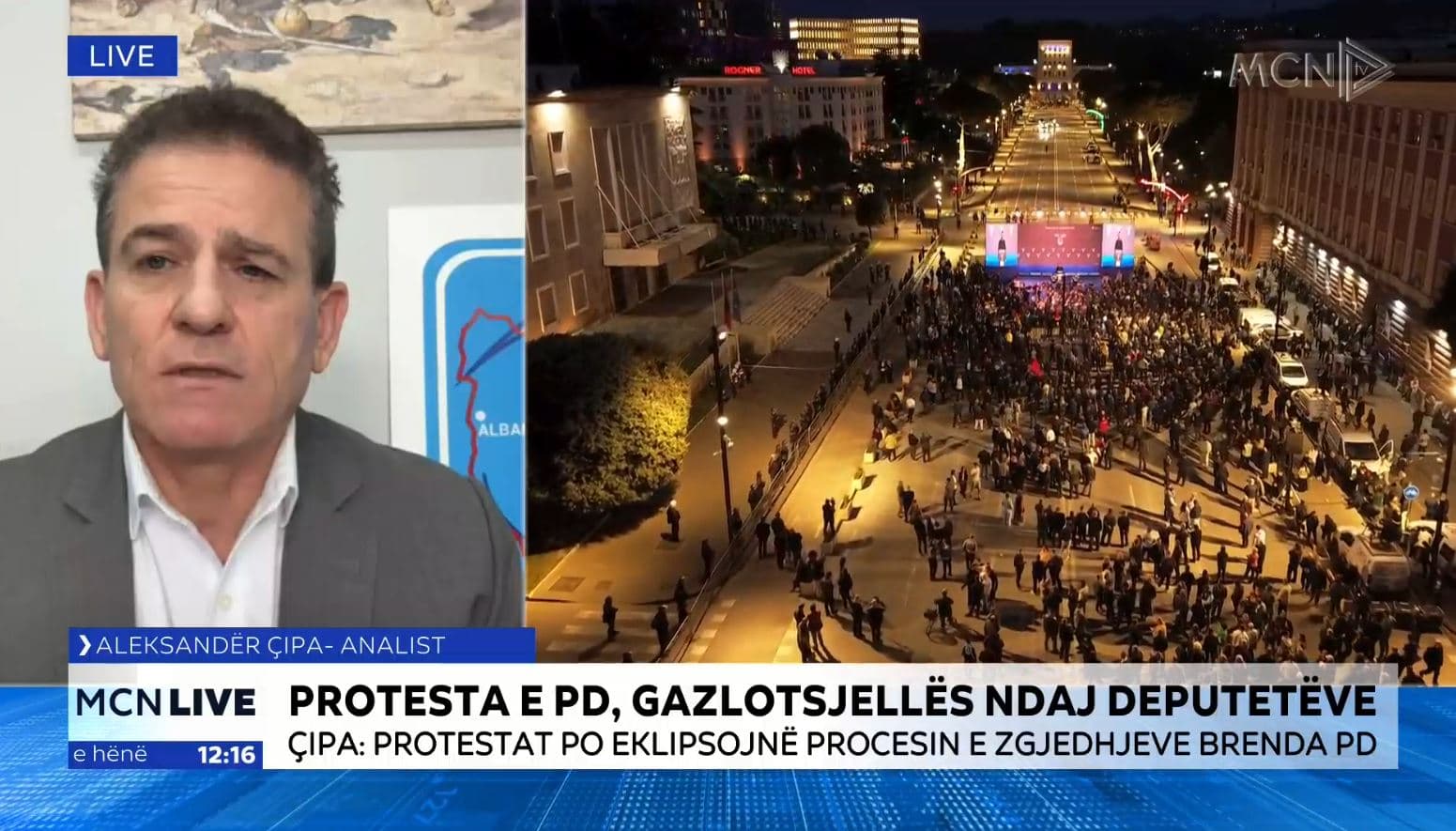 Çipa: Protestat, eklipsojnë zgjedhjet brenda PD (VIDEO)