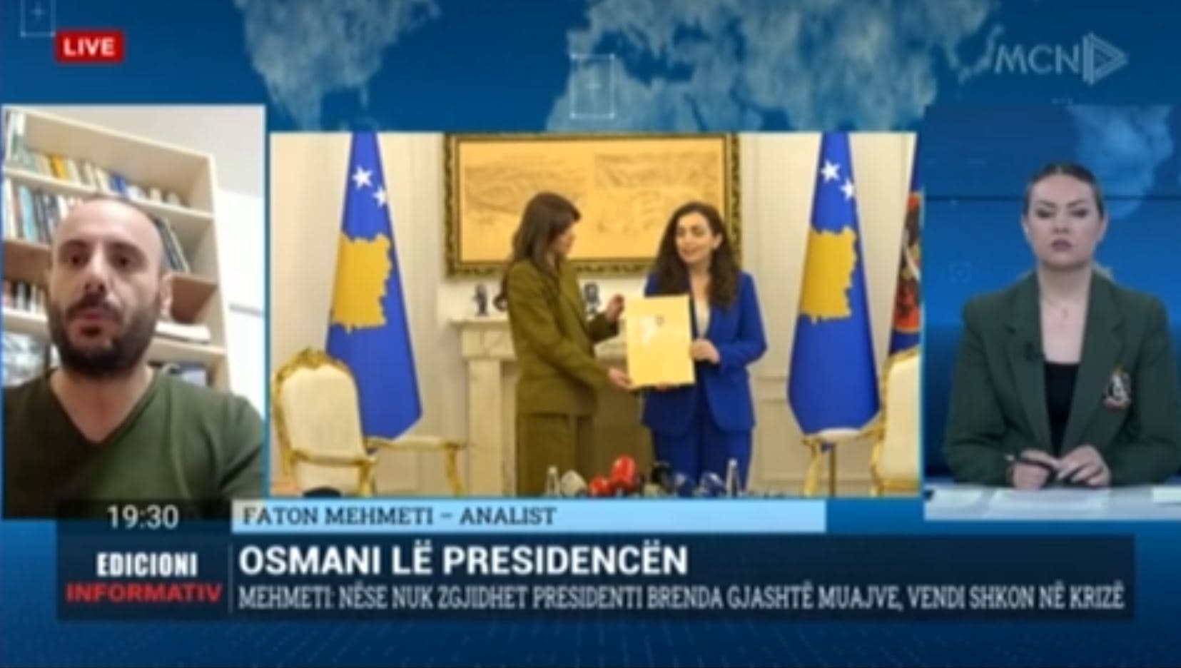 Vjosa Osmani dorëzon detyrën. Mehmeti: “Shpresa” drejt një koalicioni me LDK