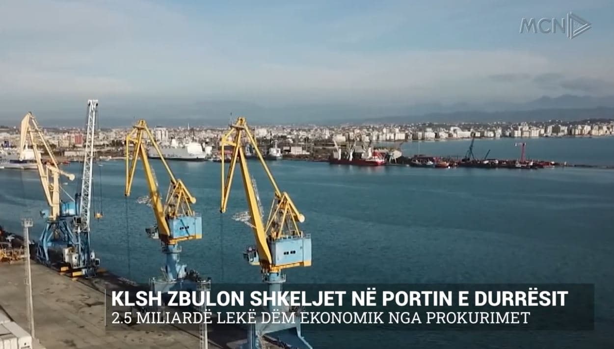 2.5 miliardë lekë dëm ekonomik nga prokurimet/ KLSH zbulon shkeljet në portin e Durrësit (VIDEO)