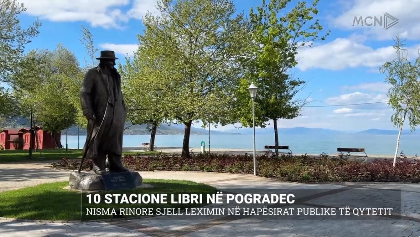 10 stacione libri në Pogradec. Nisma rinore sjell leximin në hapësirat publike të qytetit