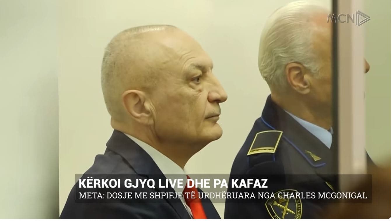 Kërkon gjyq live dhe pa kafaz. Meta: Dosje me shpifje të urdhëruara nga Charles McGonigal