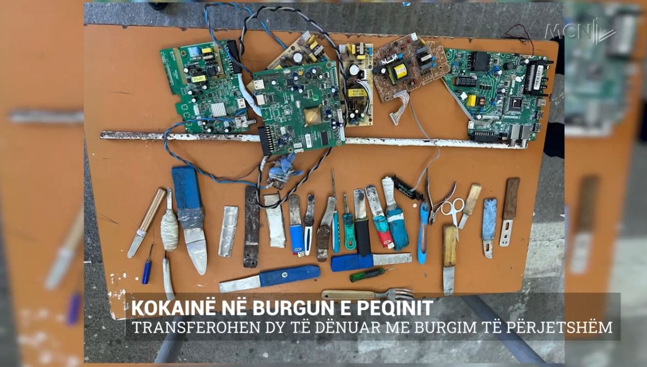 Kokainë në burgun e Peqinit. Transferohen dy të dënuar me burgim të përjetshëm