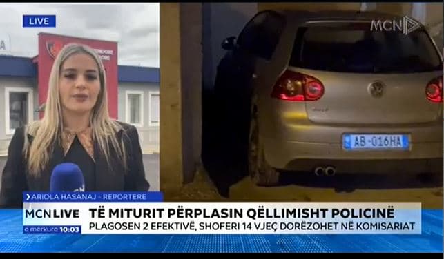I mituri përplas automjete dhe policinë në Vlorë, dyshohet nën efektin e alkoolit dhe lëndëve narkotike