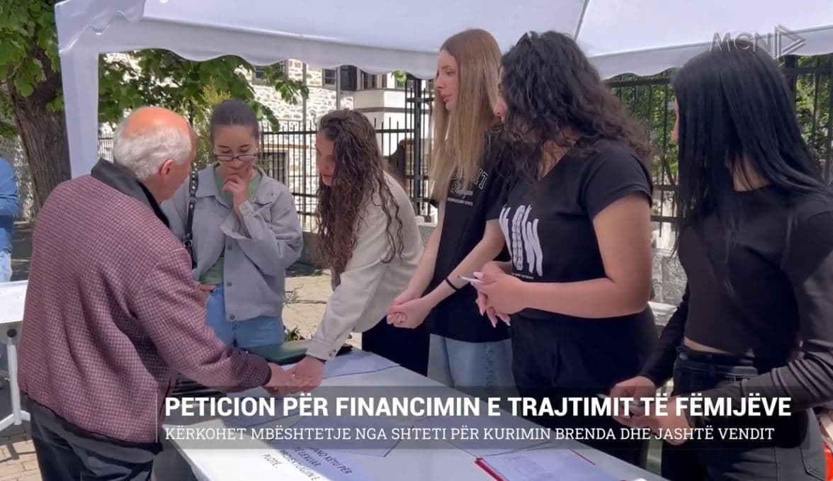 Peticion për financimin e trajtimit të fëmijëve, kërkohet mbështetje nga shteti për kurimin brenda dhe jashtë vendit (VIDEO)