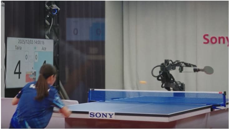 Roboti i krijuar nga AI mposht lojtarët elitarë të ping-pongut (VIDEO)