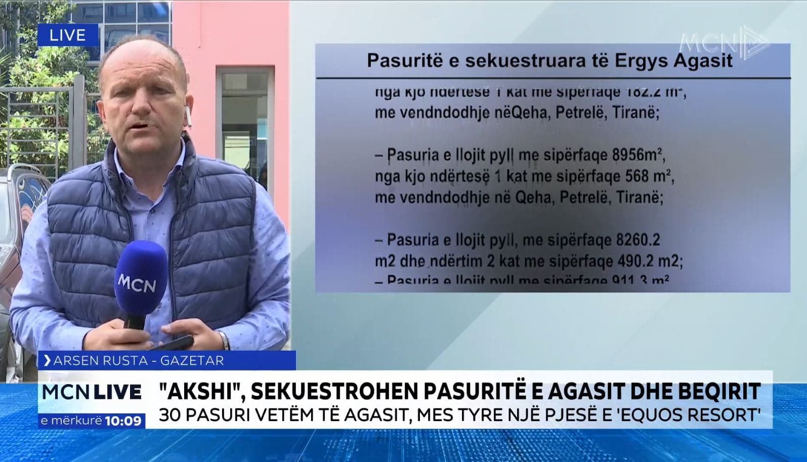 Sekuestrohen pasuri me vlerë 40 mln euro për dosjen “AKSHI”/ Rusta: Zgjerohen hetimet dhe lista e personave të përfshirë (VIDEO)