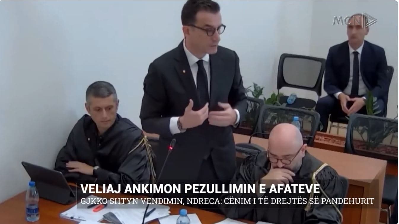 Veliaj ankimon pezullimin e afateve. GJKKO shtyn vendimin, Ndreca: Cenim i të drejtës së pandehurit