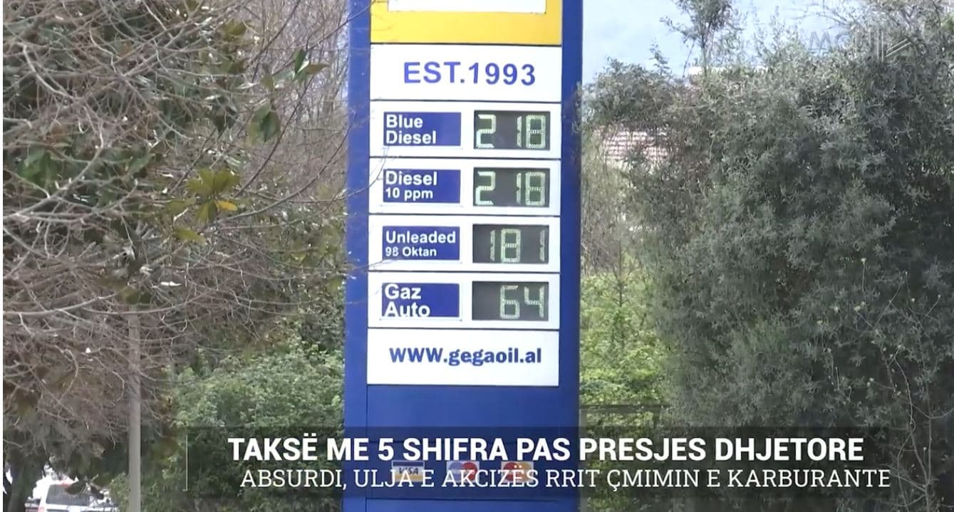Taksë me 5 shifra pas presjes dhjetore. Absurdi, ulja e akcizës rrit çmimin e karburanteve