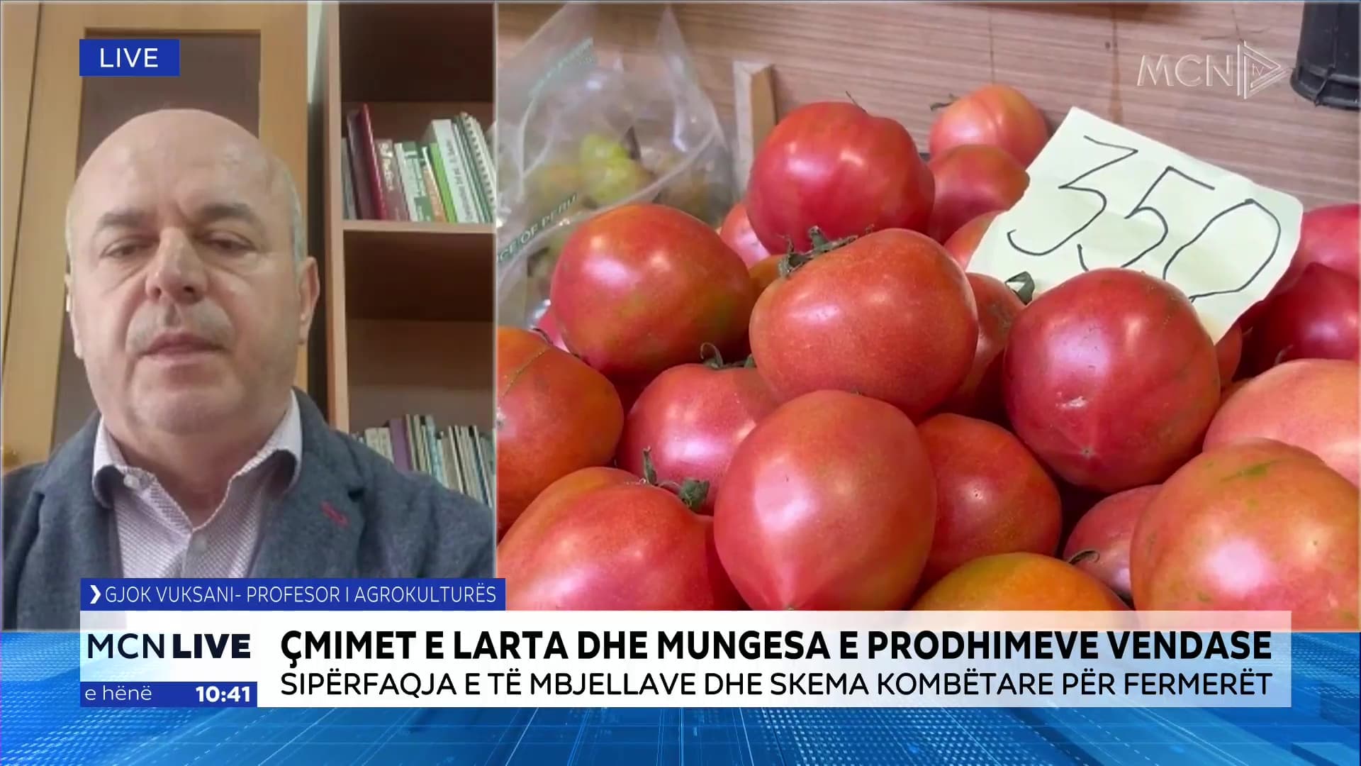 Çmimet e larta të fruta-perimeve/ Vuksani: Shkak mungesa e prodhimit vendas dhe rritja e çmimit të naftës (VIDEO)