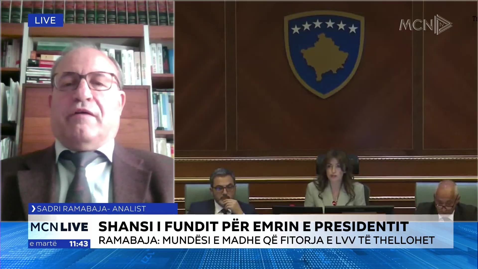 Zgjedhja e presidentit në Kosovë/ Ramabaja: Opozita nuk ndryshon qëndrim. Vendi shkon në zgjedhje të jashtëzakonshme (VIDEO)
