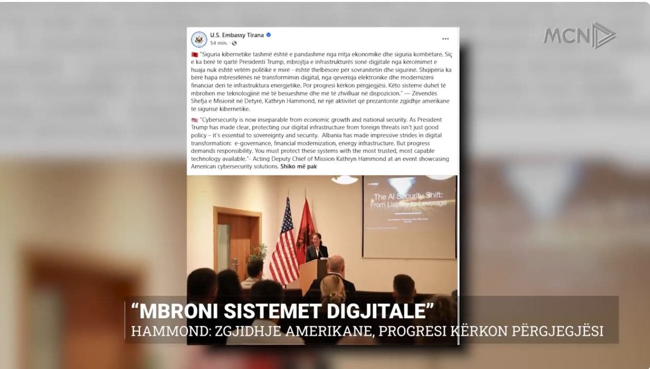 “Mbroni sistemet digjitale”. Hammond: Zgjidhje amerikane, progresi kërkon përgjegjësi