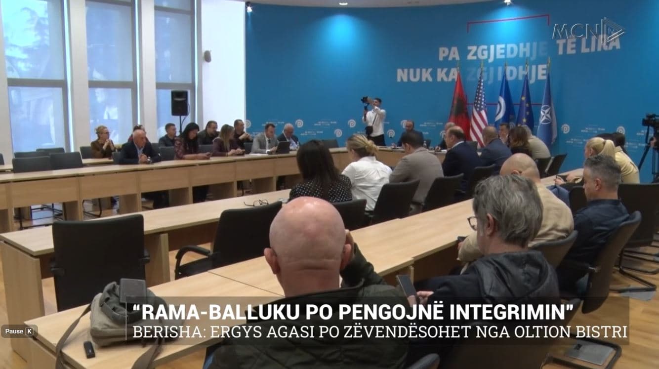 “Rama-Balluku po pengojnë integrimin”. Berisha: Ergys Agasi po zëvendësohet nga Oltion Bistri