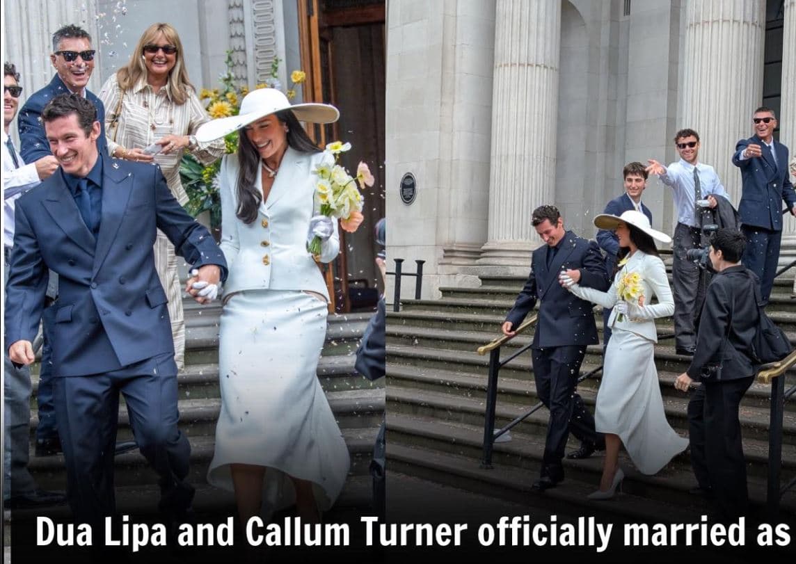 Dua Lipa dhe Callum Turner martohen në një ceremoni private në Londër