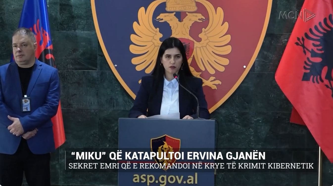 “Miku” që katapultoi Ervina Gjanën”. Sekret emri që e rekomandoi në krye të Krimit Kibernetik