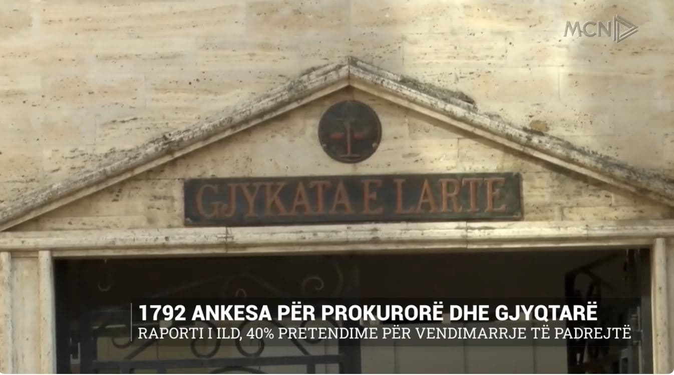 1792 ankesa për prokurorë dhe gjyqtarë. Raporti i ILD, 40% pretendime për vendimarrje të padrejtë
