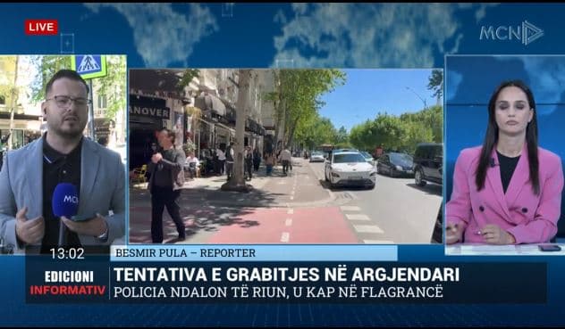 Tiranë/ 17-vjeçari tenton të grabisë një argjendari, kapet në flagrancë nga policia