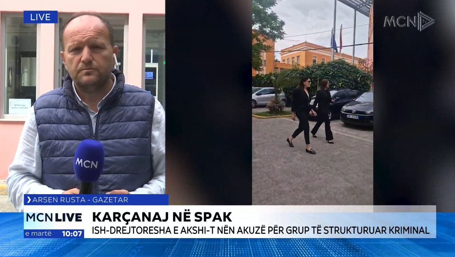“AKSHI”, Mirlinda Karçanaj paraqitet në SPAK (VIDEO)