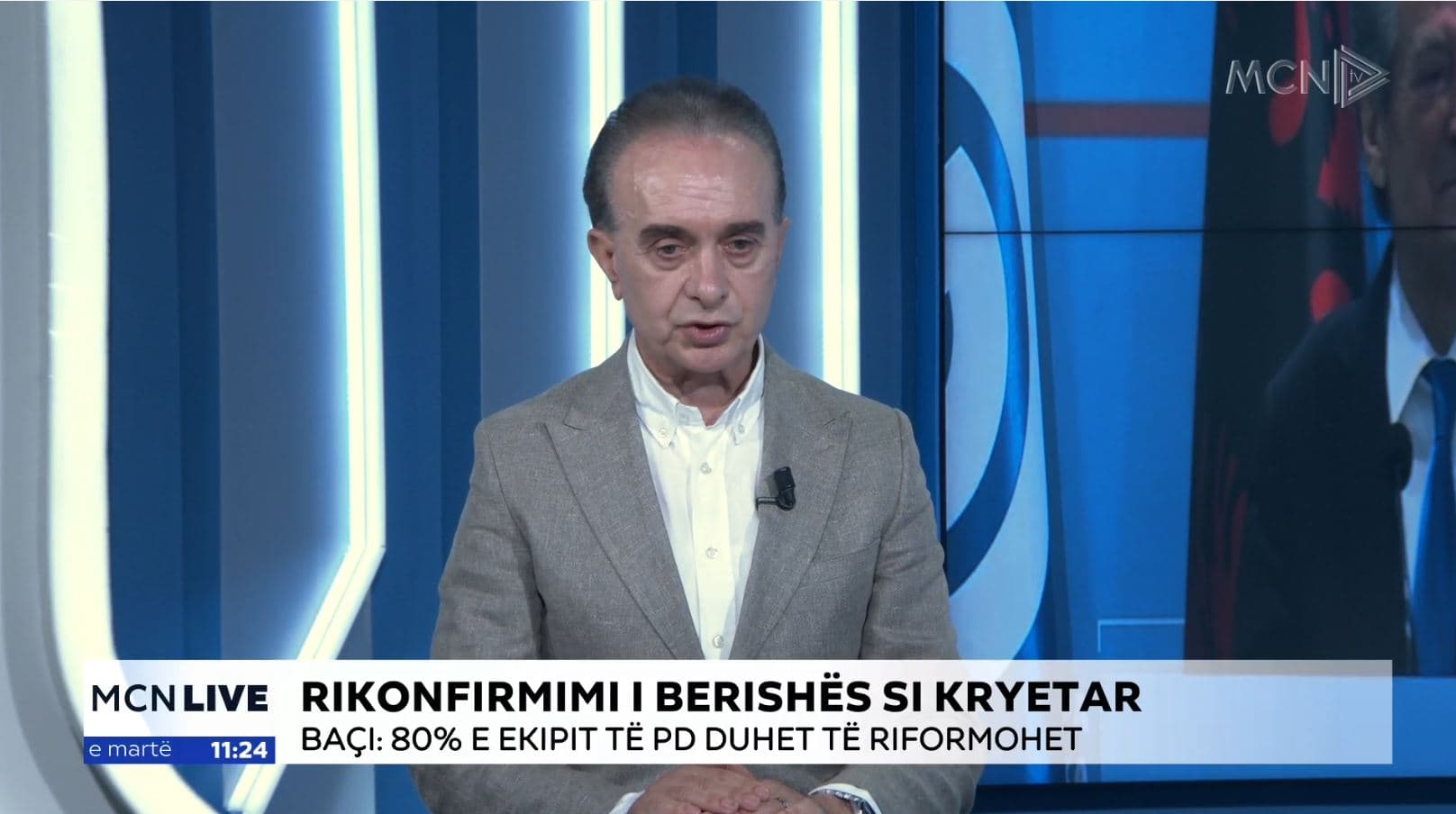 Baçi: Rikonfirmimi i Berishës si kryetar në PD domosdoshmëri, s'mund të konkurohet (VIDEO)