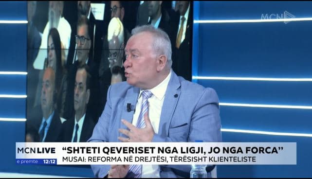 “Shteti qeveriset nga ligji, jo nga forca”/ Musai: Reforma në drejtësi e dështuar, partitë bashkë kur kanë interesa (VIDEO)